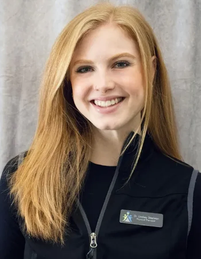 Dr. Lindsey Steelman outside the clinic