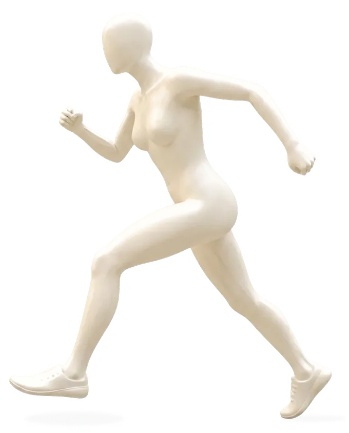Body model showing treatment areas